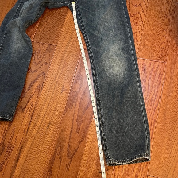 American Eagle Outfitters Blue Straight Jeans no stretch - Picture 7 of 9